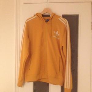 yellow adidas tracksuit men's