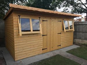 Pent roof garden shed 10ftx6ft | Posot Class