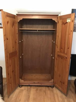 Ducal 4 Door Solid Pine Wardrobe Posot Class