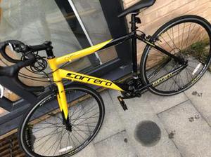 carrera road bike black and yellow