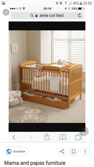 mamas and papas summerhouse cot bed