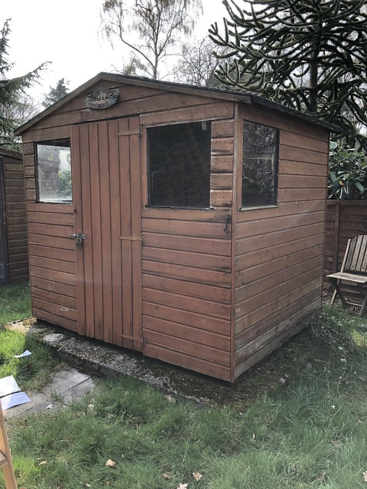 Argos metal garden shed 6x4ft great condition | Posot Class