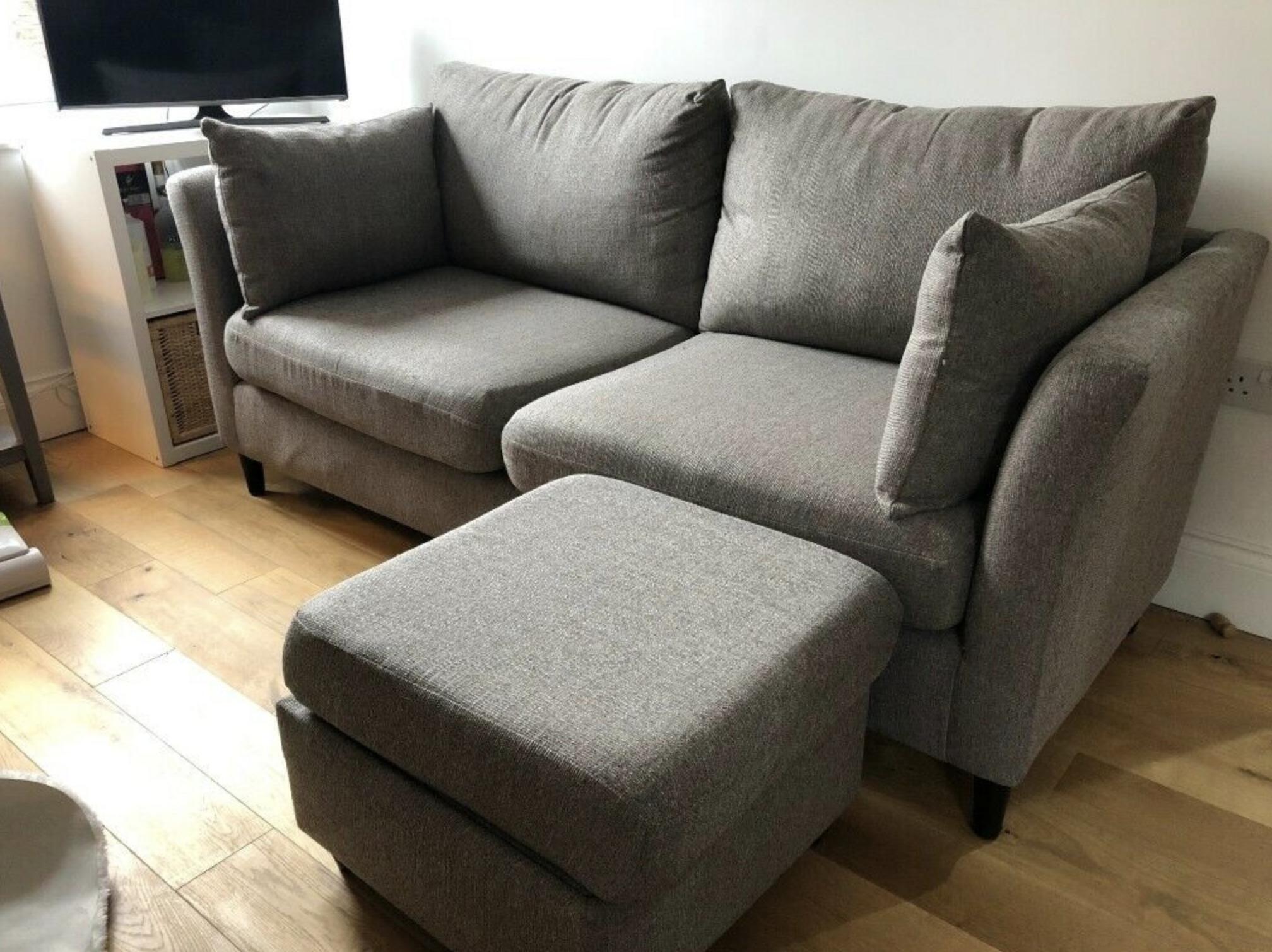 ebay ikea grey sofa bed