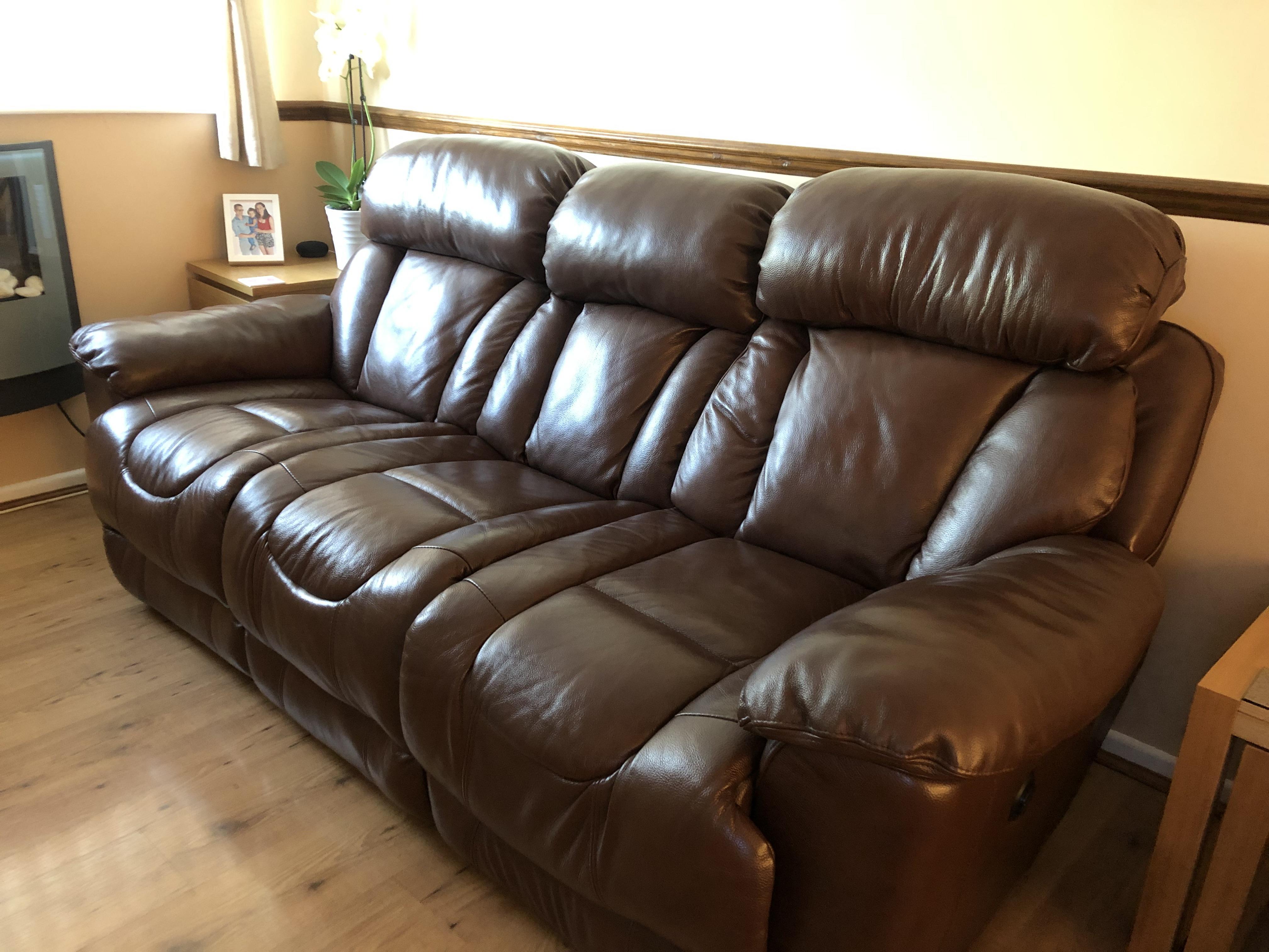 dfs supreme leather sofa