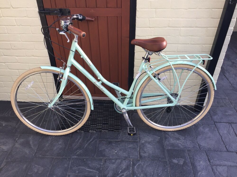 halfords mint green bike