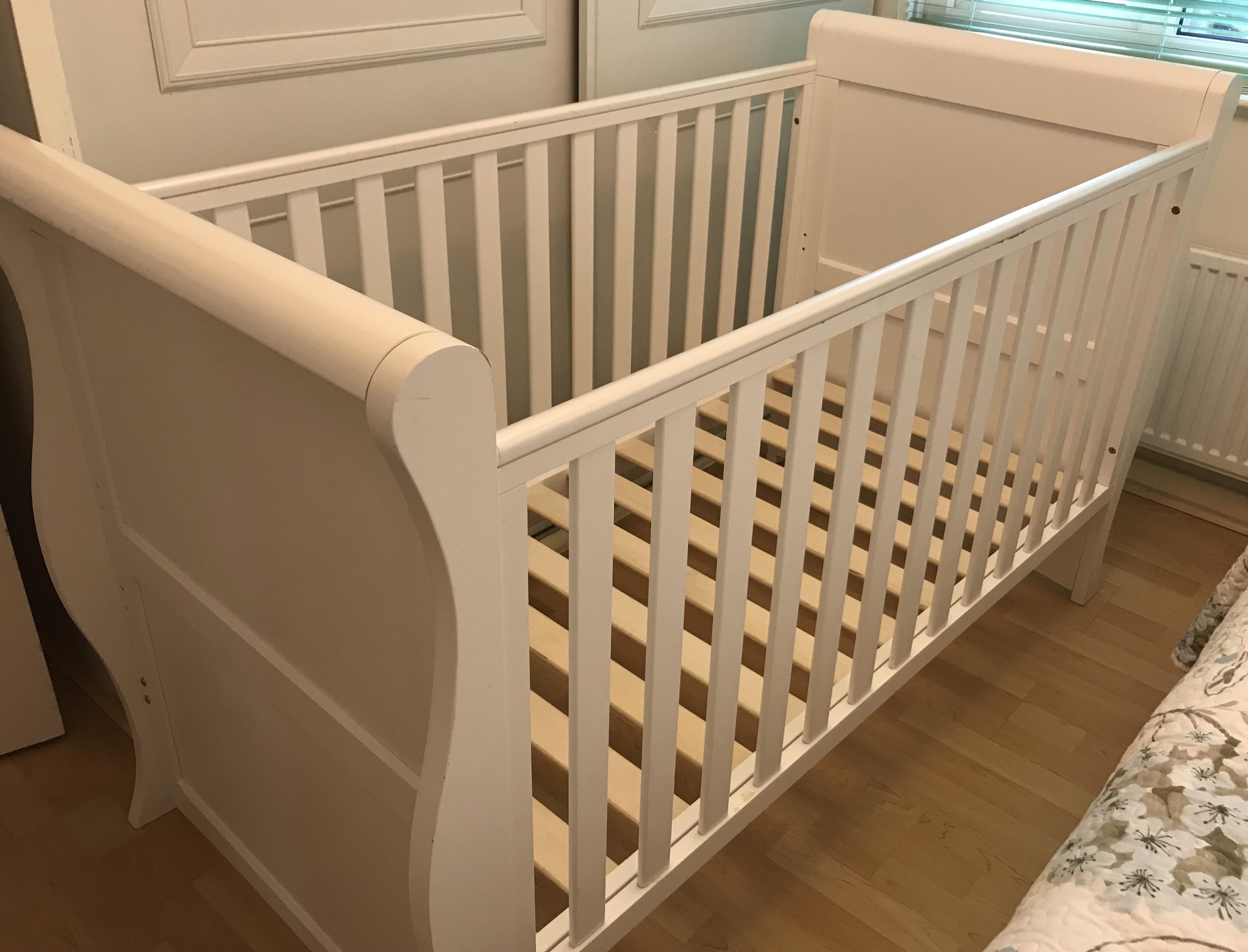 martha sleigh cot bed