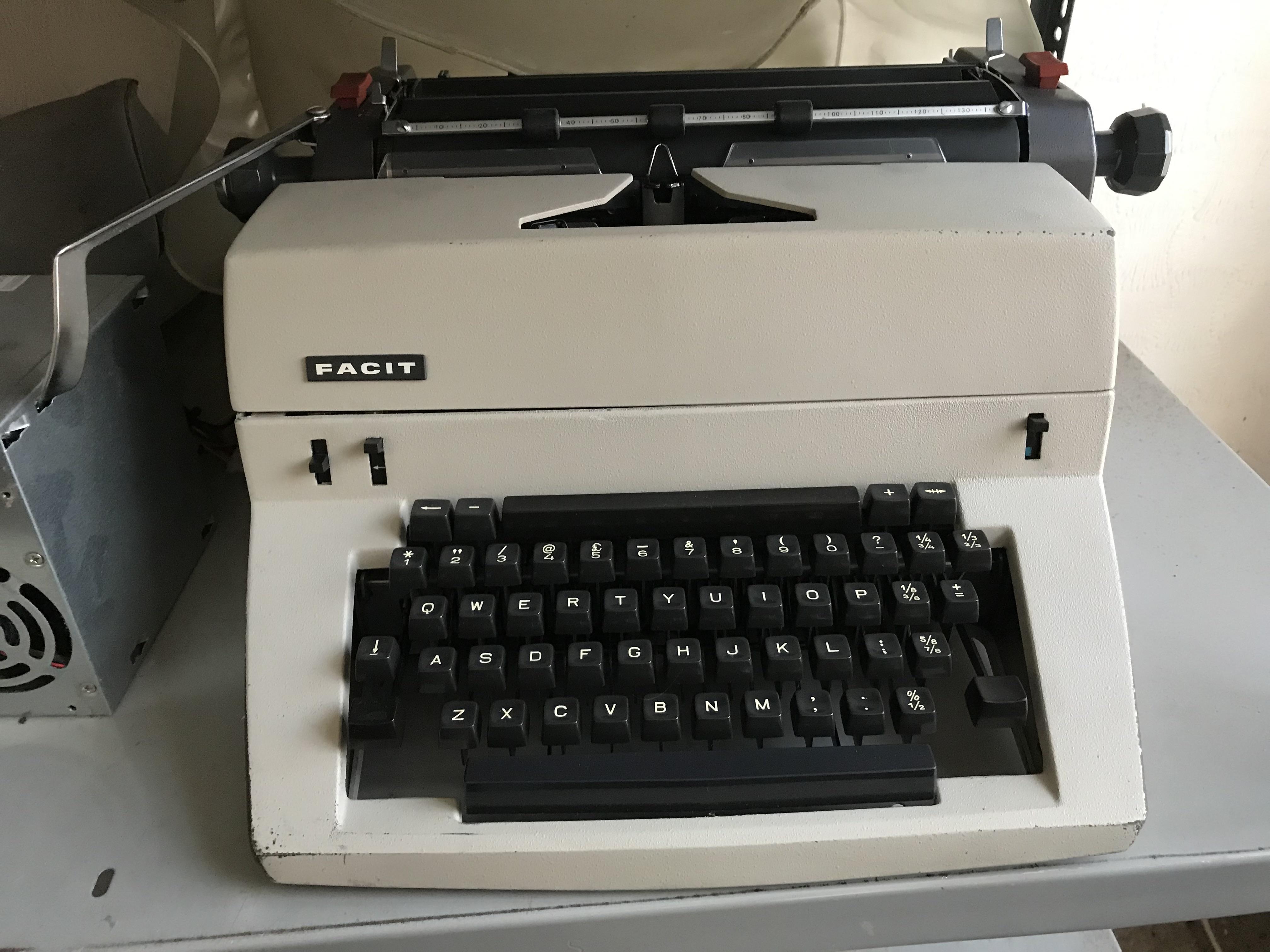 facit typewriter