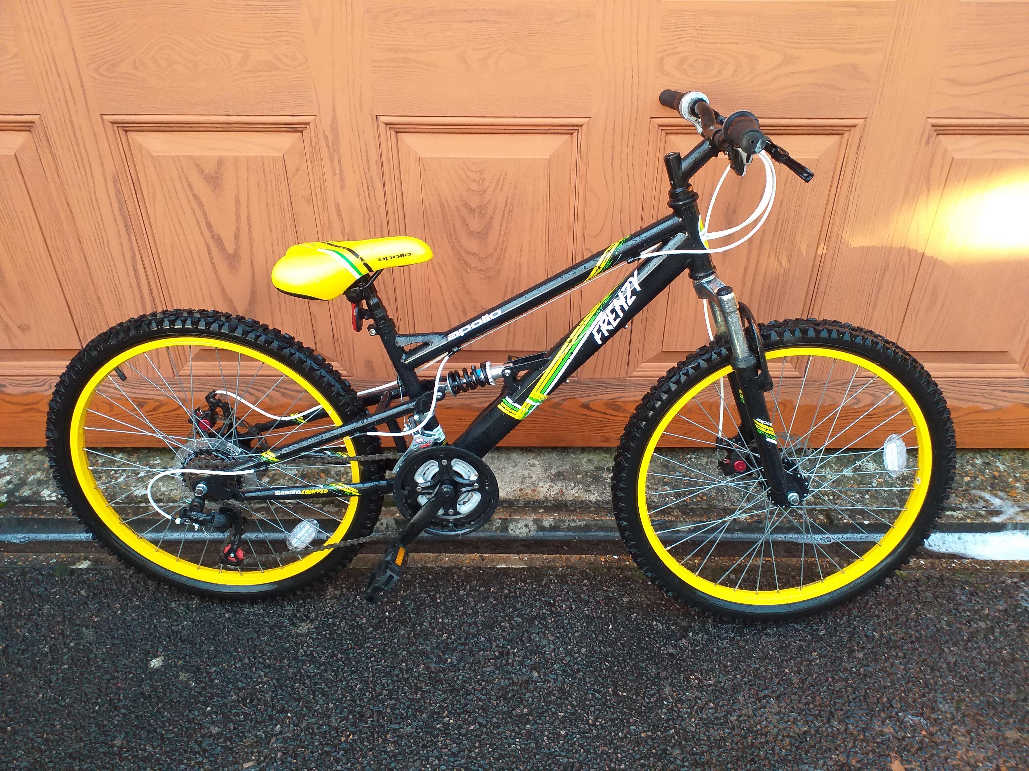 apollo frenzy junior mountain bike 24