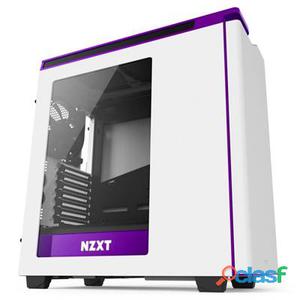 Nzxt Caja SemiTorre H440 White,Purple New Edition