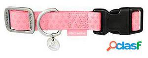 Nayeco Collar para Perros Macleather Rosa S 200 GR