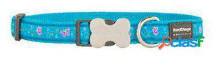 Red Dingo Collar para Perros Butterfly Turquesa L 300 GR