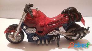 Moto Spiderman con sidecar