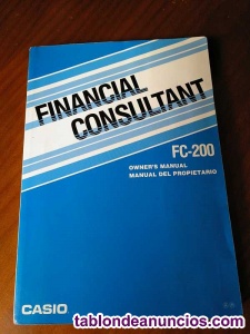 Casio Financial Consultant Fc200 User Manual