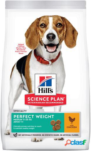 Hill's SP Canine Adult Perfect Weight razas medianas 12 KG