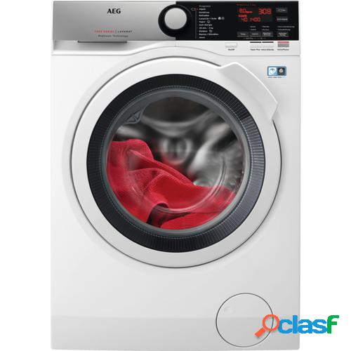 AEG L7FEE841 lavadora Independiente Carga frontal Negro,