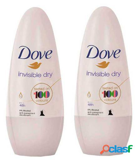 Dove Desodorante Invisible Dry Roll On 2x50 ml