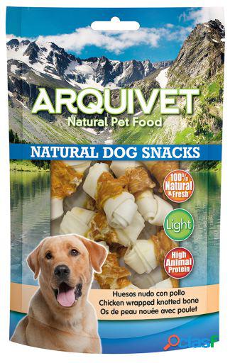 Arquivet Snack Natural para Perros Huesos Nudo de Pollo 110
