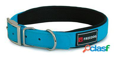 Freedog Collar Ergo Pvc Azul Para Perros 1.5x35 cm
