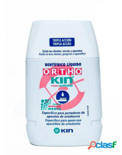 Kin Ortho Dentífrico Líquido Fresa Mentol100 ml 100 ml