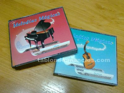 Vendo cds originales con canciones al piano y a la guitarra