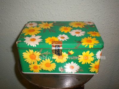 Caja de cola cao (edición flores amarilla)
