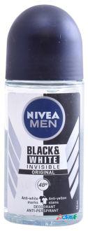 Nivea Desodorante Men Black & White Invisible Roll On 50 ml