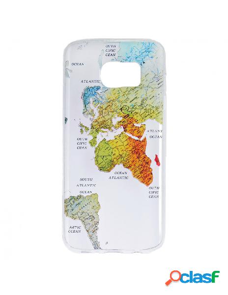 Carcasa Mapa del Mundo para Samsung Galaxy S7 Edge