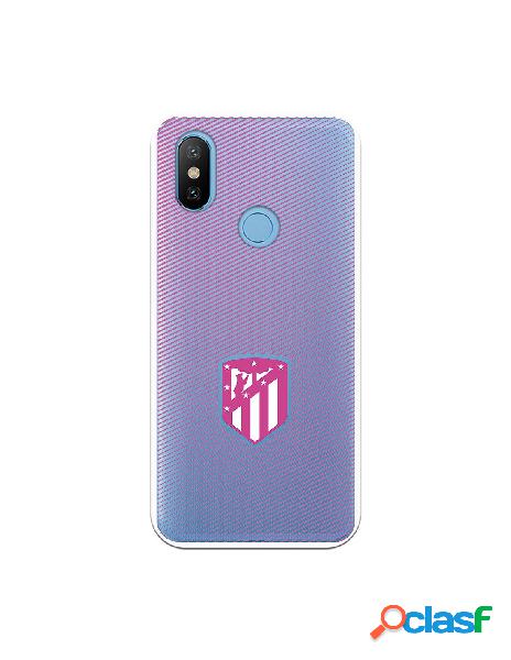 Carcasa para Xiaomi MI A2 Atlético de Madrid Lineas Rosas