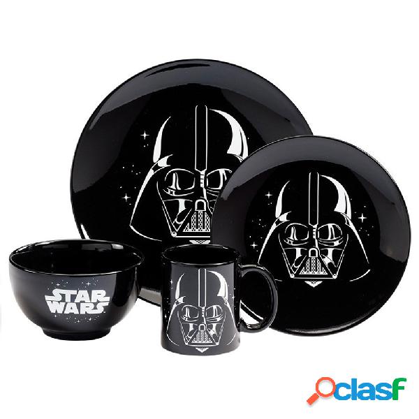 Set vajilla 4 piezas Star Wars Darth Vader
