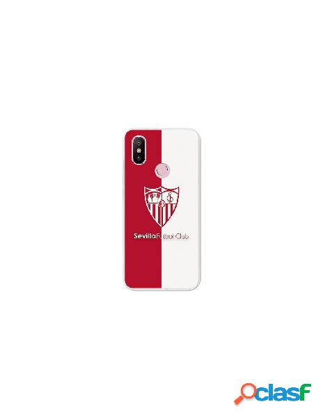 Carcasa Oficial Sevilla FC bicolor para Xiaomi Mi A2