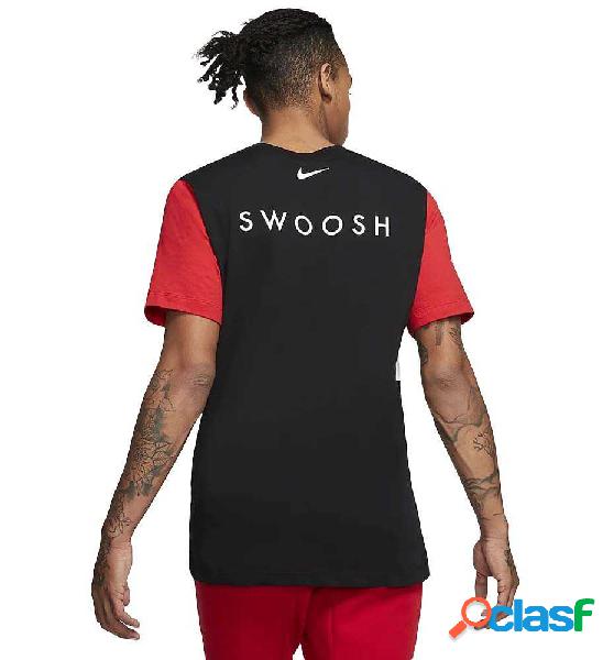 Camiseta M/c Casual Nike Swoosh Tee Ss Rojo S