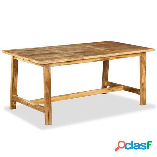 Mesa de salón comedor de madera maciza de mango 180 cm