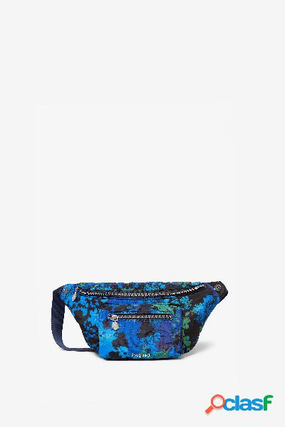 Riñonera acolchada de camuflaje floral - BLUE - U