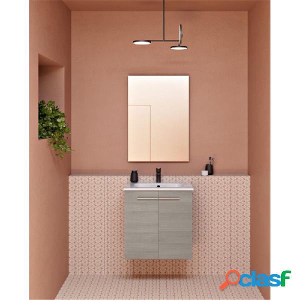 Royo® - Conjunto de baño mueble 2 puertas+lavabo+espejo