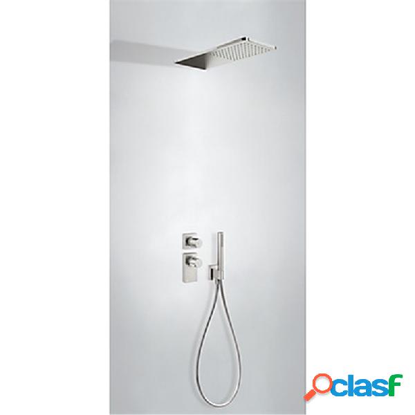TRES - Kit de ducha termostático acero empotrado 02 PROJECT