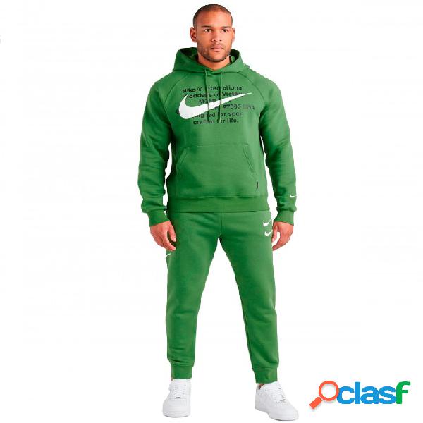 Chandal Nike Swoosh Sportswear S Small Verde