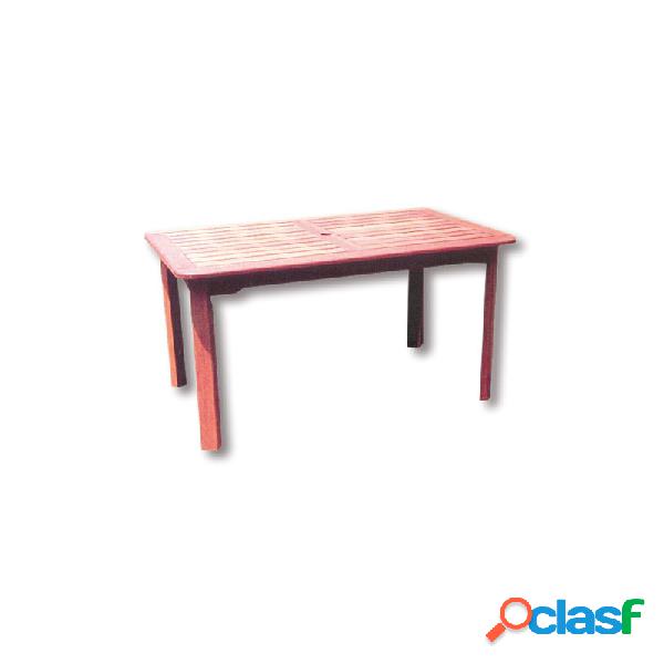 Mesa rectangular madera 150x90 cm red bala