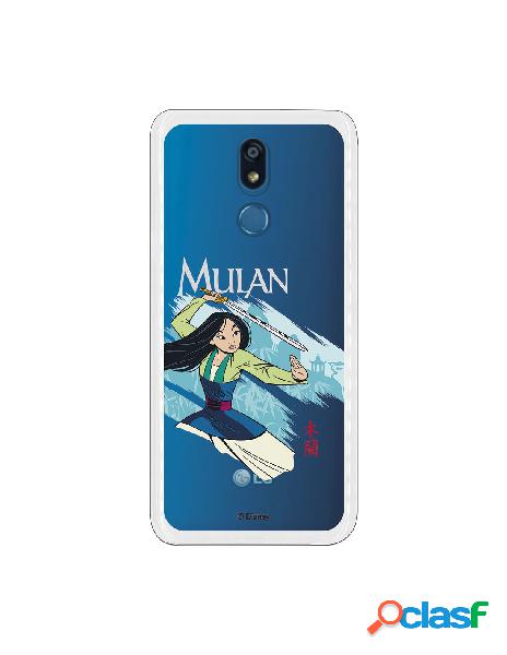 Funda para LG K40 Oficial de Disney Mulan Tipografia - Mulan