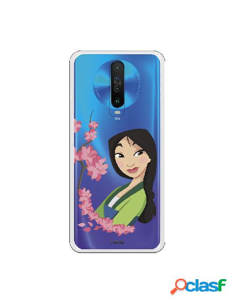 Funda para Xiaomi Mi 10T Oficial de Disney Mulan Amapolas -