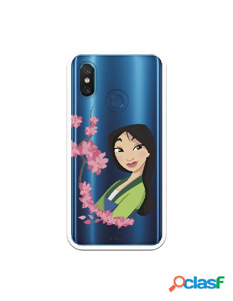 Funda para Xiaomi Mi 8 Oficial de Disney Mulan Amapolas -