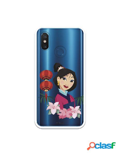Funda para Xiaomi Mi 8 Oficial de Disney Mulan Rostro -