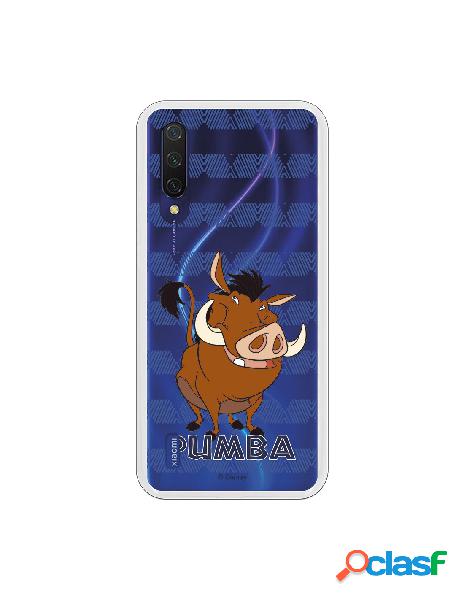 Funda para Xiaomi Mi 9 Lite Oficial de Disney Pumba Silueta