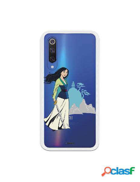 Funda para Xiaomi Mi 9 SE Oficial de Disney Mulan Templo -