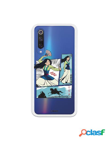 Funda para Xiaomi Mi 9 SE Oficial de Disney Mulan Viñetas -