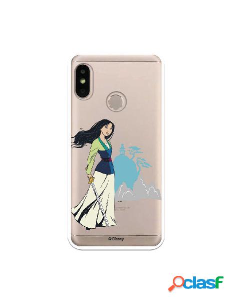 Funda para Xiaomi Mi A2 Lite Oficial de Disney Mulan Templo