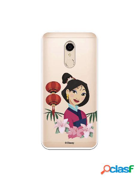 Funda para Xiaomi Redmi 5 Oficial de Disney Mulan Rostro -