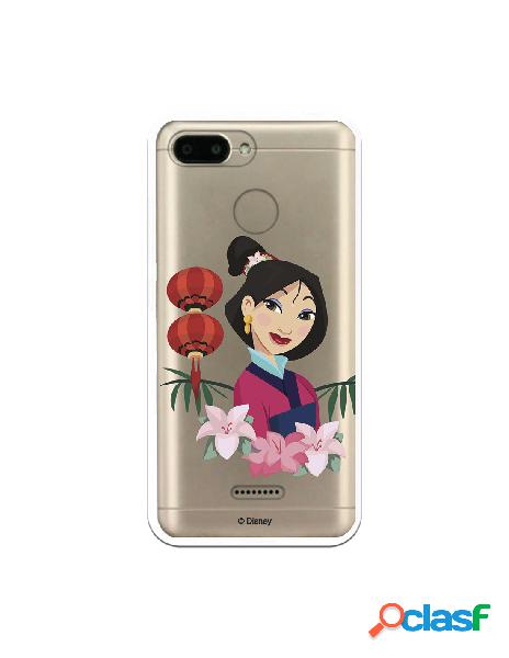 Funda para Xiaomi Redmi 6A Oficial de Disney Mulan Rostro -
