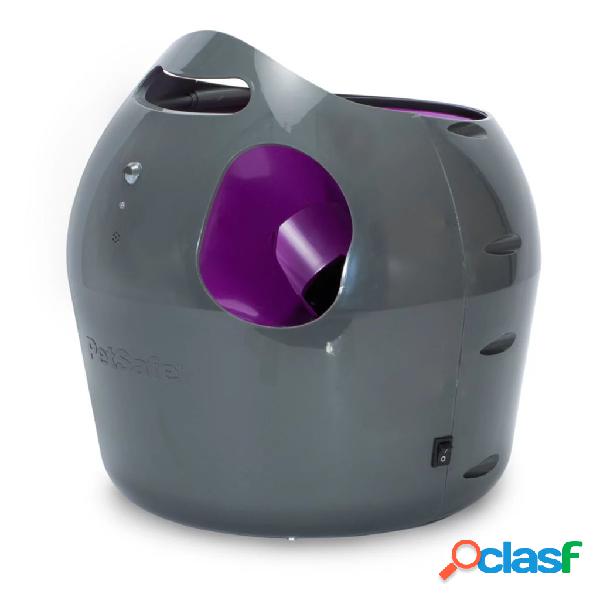 PetSafe Lanzador de pelotas automático 9 m gris y morado