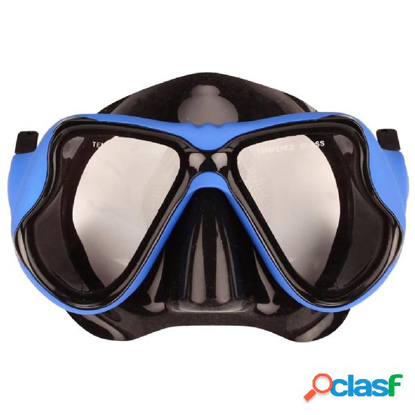 Waimea máscara de buceo engomada pro negro / azul cobalto
