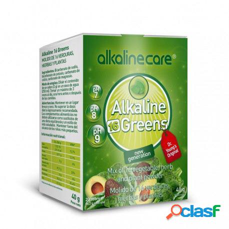 Alkaline Care 16 Greens 20 Sobres 220 gr